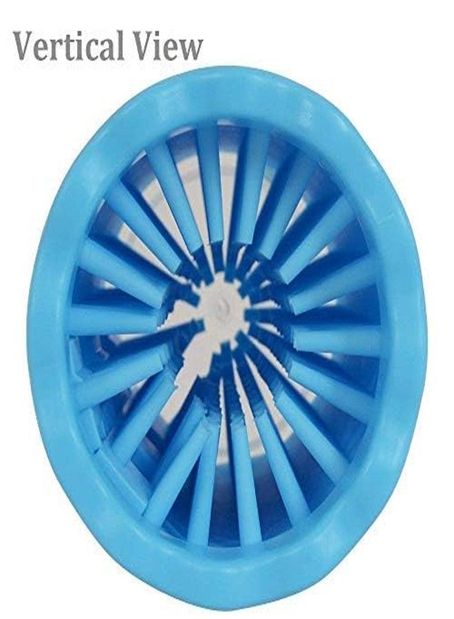 سايج سكوير مغسلة مخالب الكلاب المحمولة من سيج سكوير، منظف المخالب/منظف المخالب - مكبس سيليكون ناعم لفرك كل قدم وغسل الأوساخ والطين والحطام من مخالب الكلاب/الجراء/القطط (أزرق) - Image 3